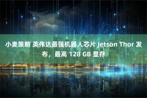 小麦策略 英伟达最强机器人芯片 Jetson Thor 发布，最高 128 GB 显存